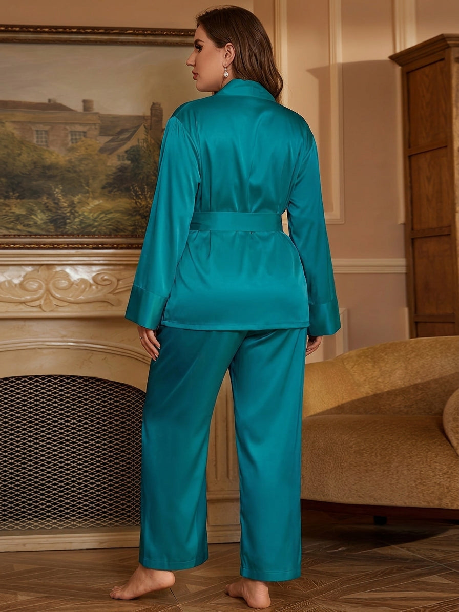 Mable | Eleganta Morgonrock &amp; Pyjamas Set