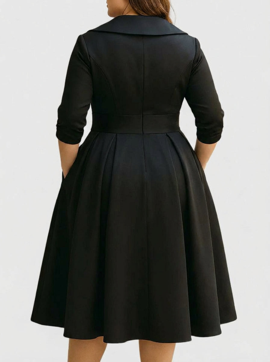 Nerissa - Elegant Midi Klänning