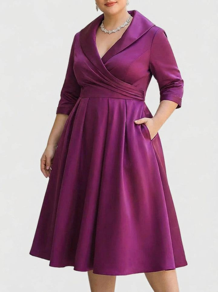 Nerissa - Elegant Midi Klänning