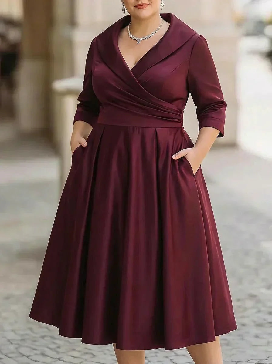 Paloma | Elegant Midi Klänning
