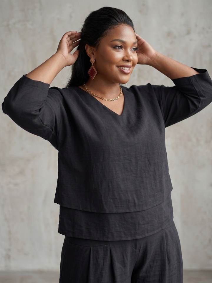 Lael | Lager Top Wide Leg Set