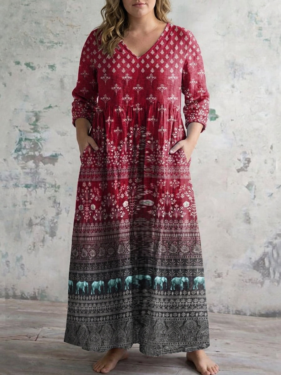 Oleander | Nomad Charm Maxi Klänning