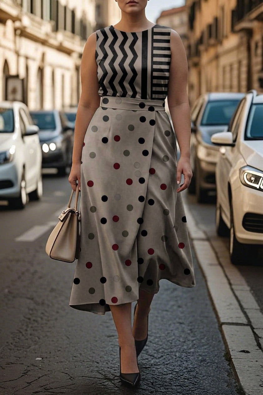Floriane | Modern Muse Midi Klänning