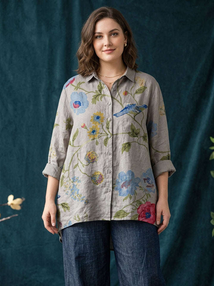 Bria | Blommig Blus