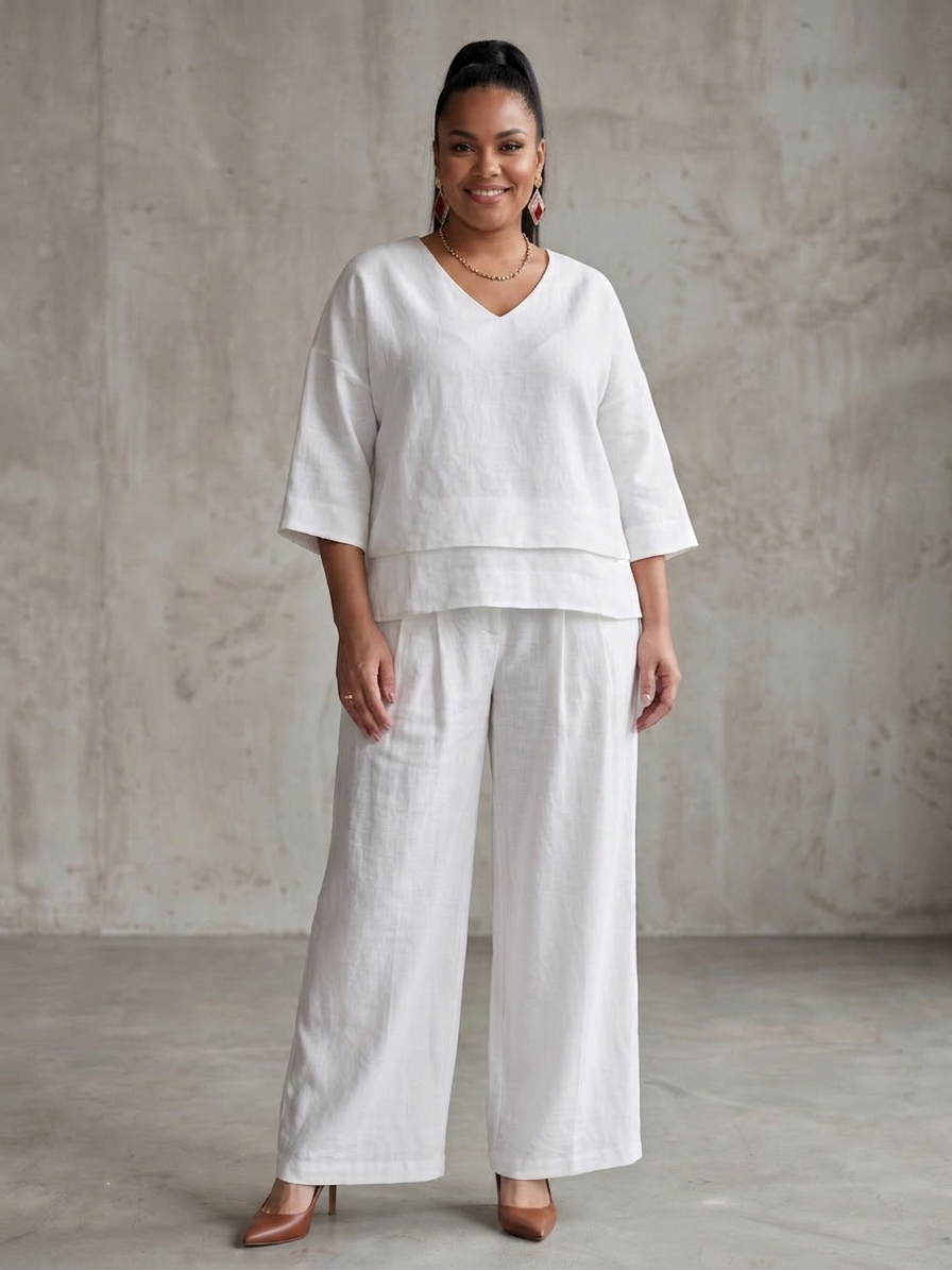Lael | Lager Top Wide Leg Set