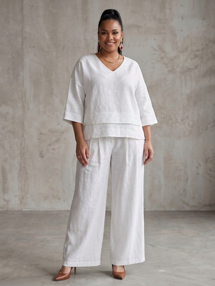 Lael | Lager Top Wide Leg Set