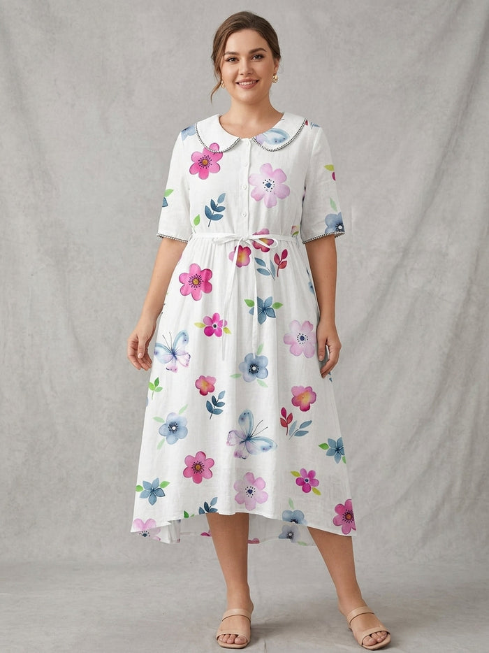 Irina | Blomster Charm Klänning