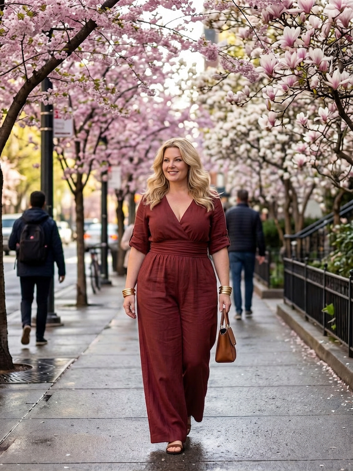 Maeve | Korskropp Bred Ben Jumpsuit