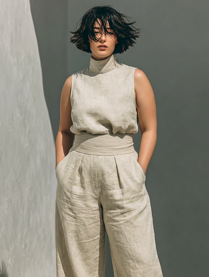 Astrid - Koordinerat Set Minimalistisk Linne