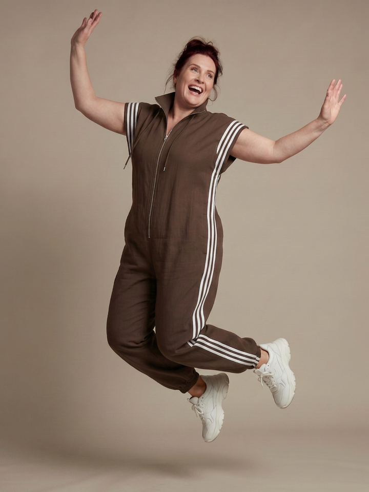 Winslow | Zip Framsida Randpanel Jumpsuit