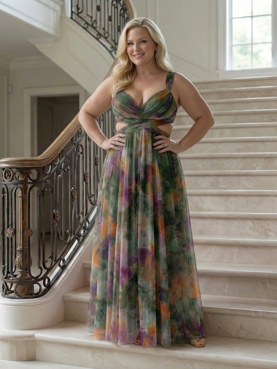 Stella &amp; Grace™ | Mjuk Wrap Maxi Klänning
