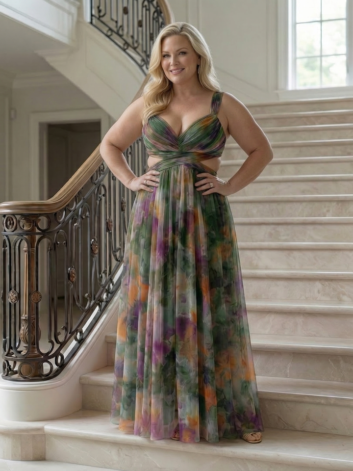 Stella &amp; Grace™ | Mjuk Wrap Maxi Klänning