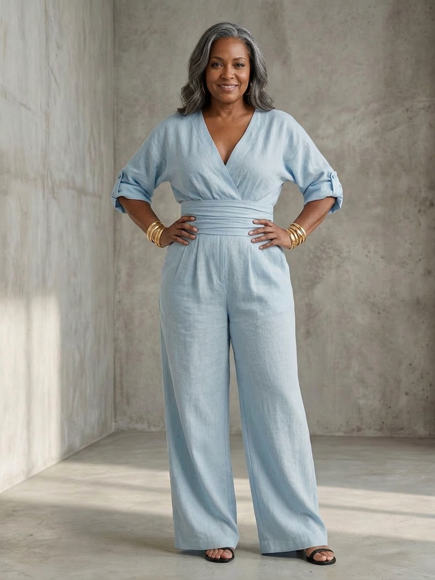 Maeve | Korskropp Bred Ben Jumpsuit