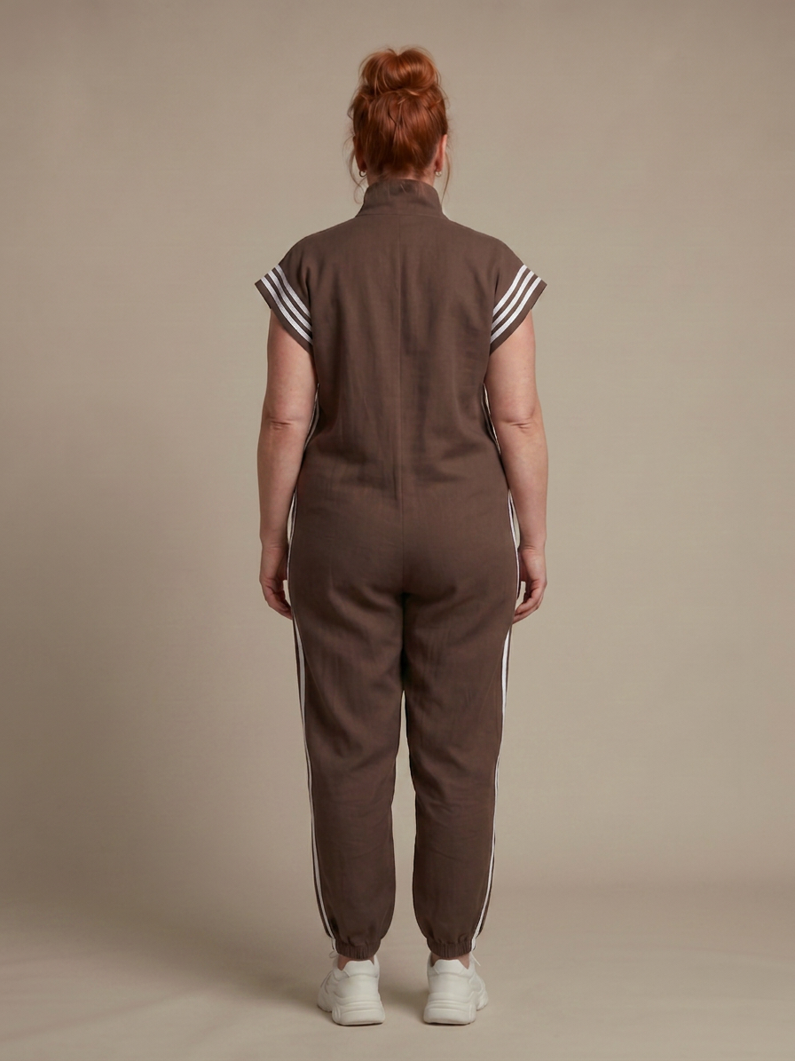 Winslow | Zip Framsida Randpanel Jumpsuit