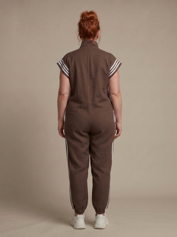 Winslow | Zip Framsida Randpanel Jumpsuit