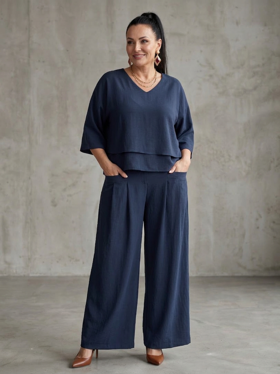 Lael | Lager Top Wide Leg Set