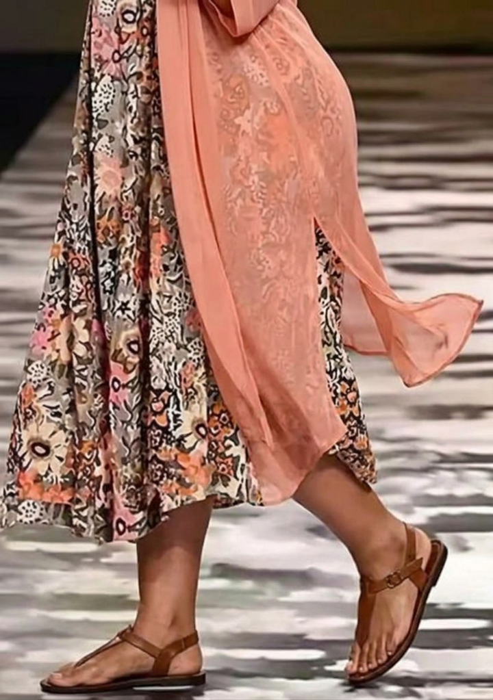 Beatrice - Blommig Boho Klänning