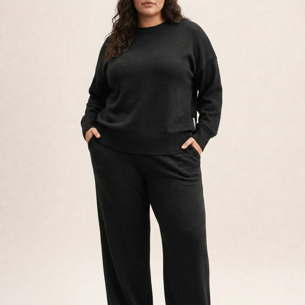 Lowri | Bekväm Stickad Set