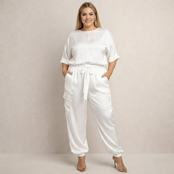 Cleo | Löst Satin Cargo Set