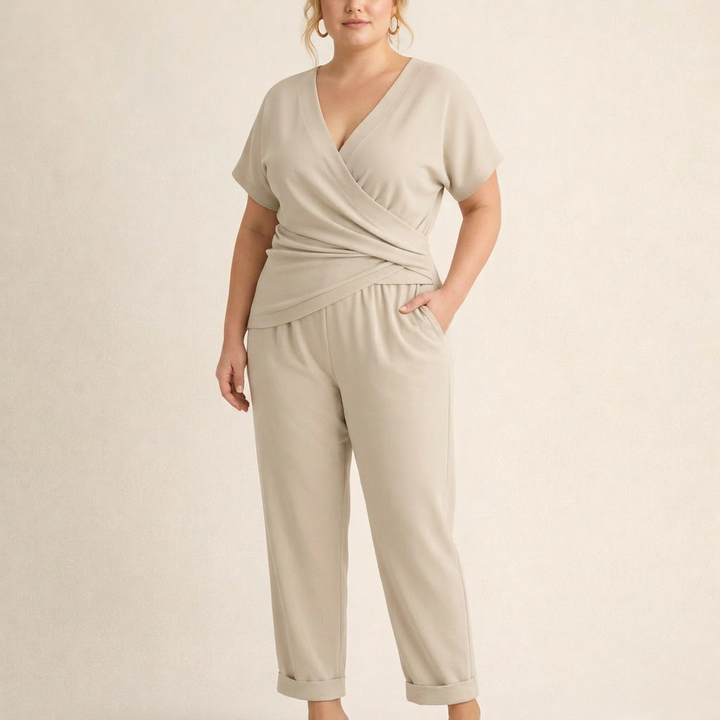 Junia | Elegant Wrap Jumpsuit