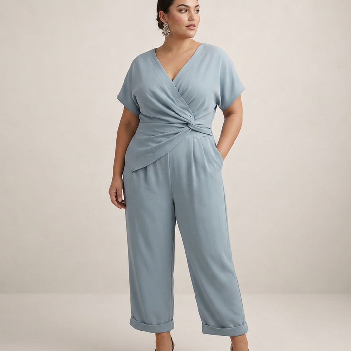 Junia | Elegant Wrap Jumpsuit