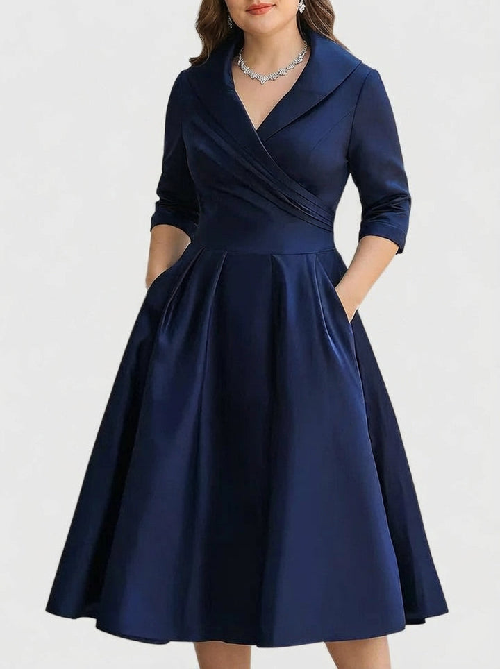 Nerissa - Elegant Midi Klänning