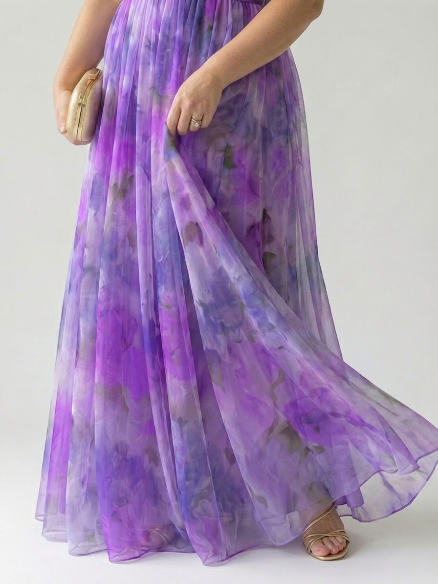 Stella &amp; Grace™ | Mjuk Wrap Maxi Klänning