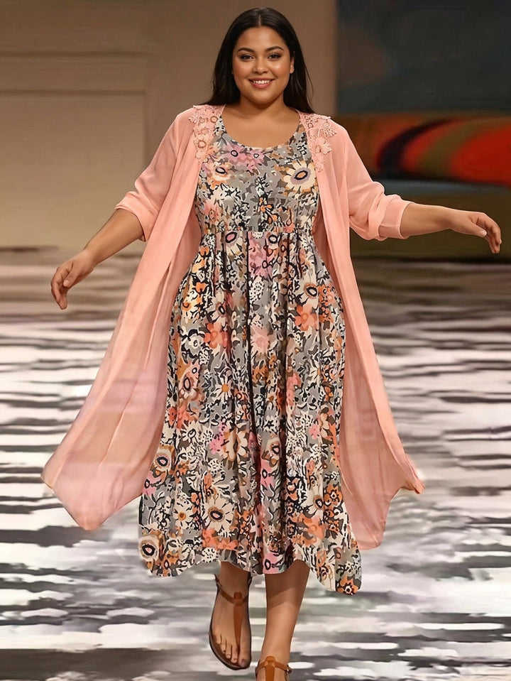 Beatrice - Blommig Boho Klänning