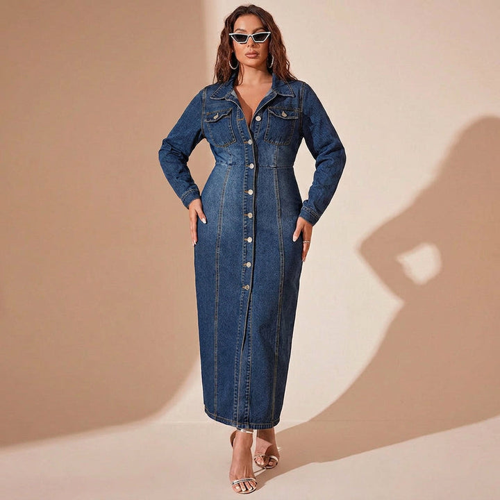 Wanda Denim Cardigan Klänning