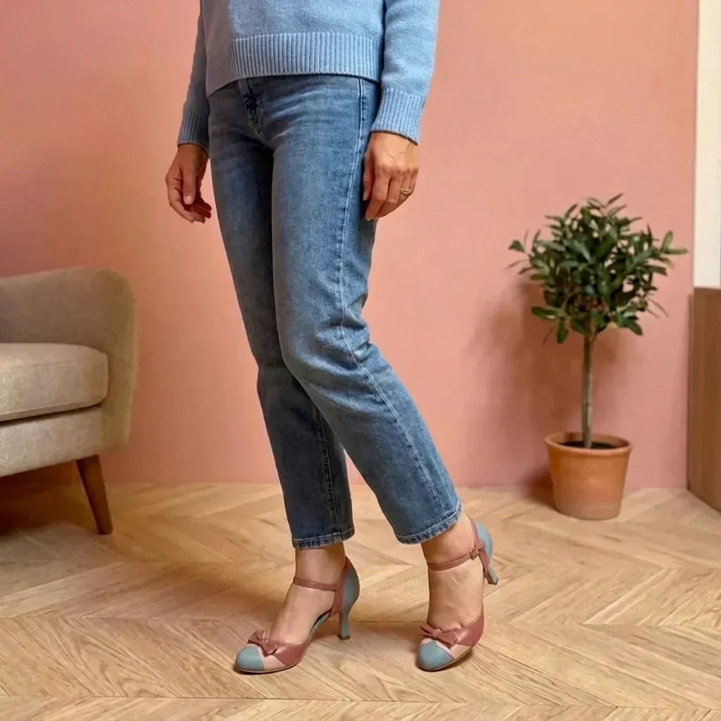 Seraphina - Bekväma vintage sandaler för vardagligt bruk