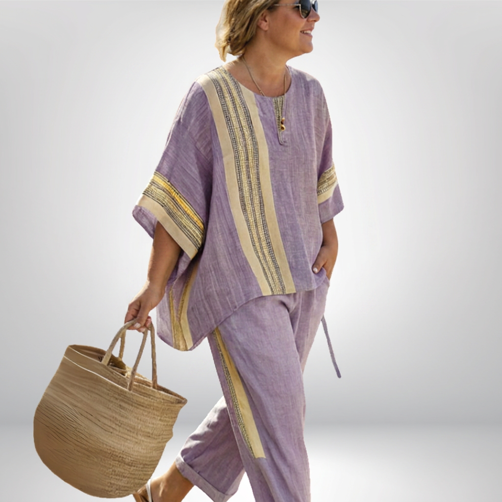 Hattie | Boho Randig Set