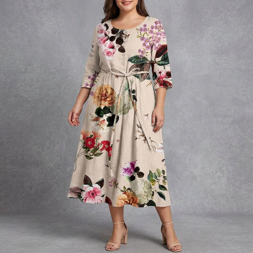 Verity | Elegant Blommig Klänning