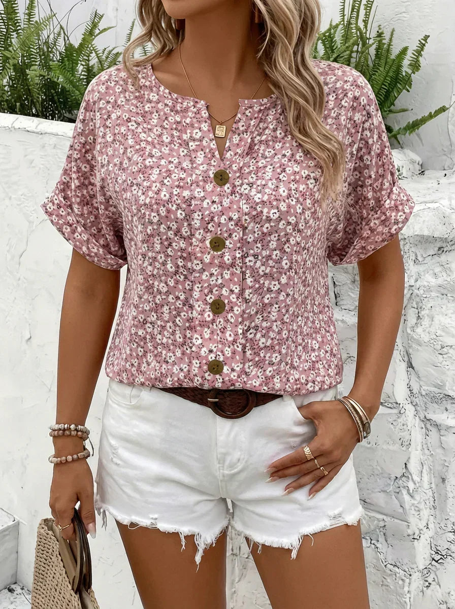 Astrid | Chic Blommig Blus