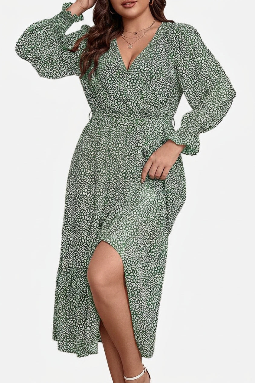 Zaina - Bloom Wrap Midi Klänning
