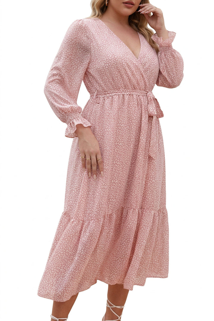 Zaina - Bloom Wrap Midi Klänning
