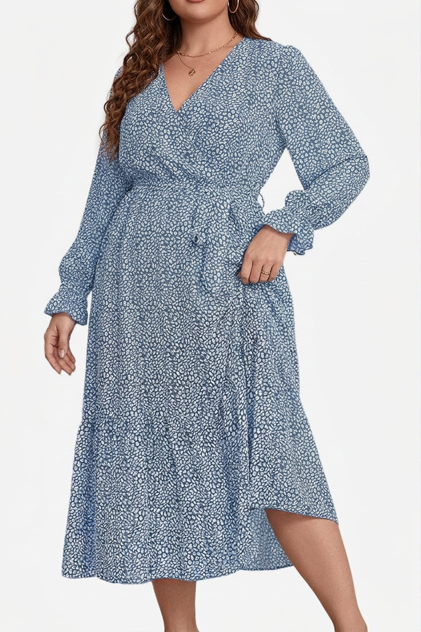 Zaina - Bloom Wrap Midi Klänning