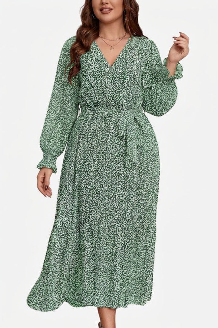 Zaina - Bloom Wrap Midi Klänning