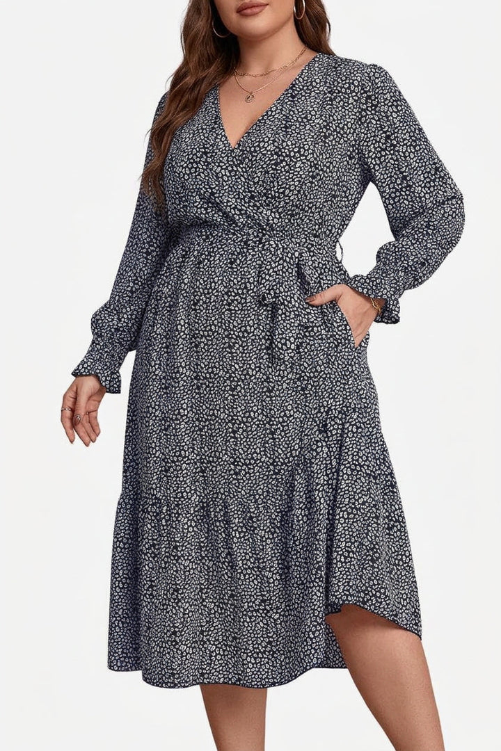 Zaina - Bloom Wrap Midi Klänning