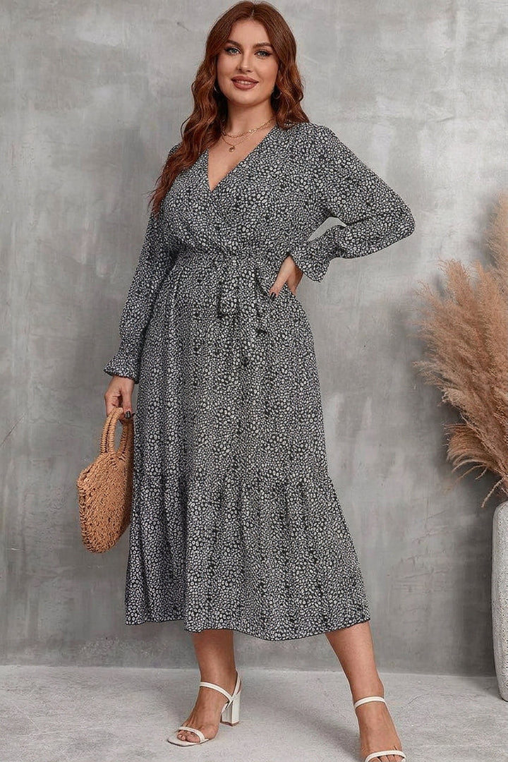 Zaina - Bloom Wrap Midi Klänning