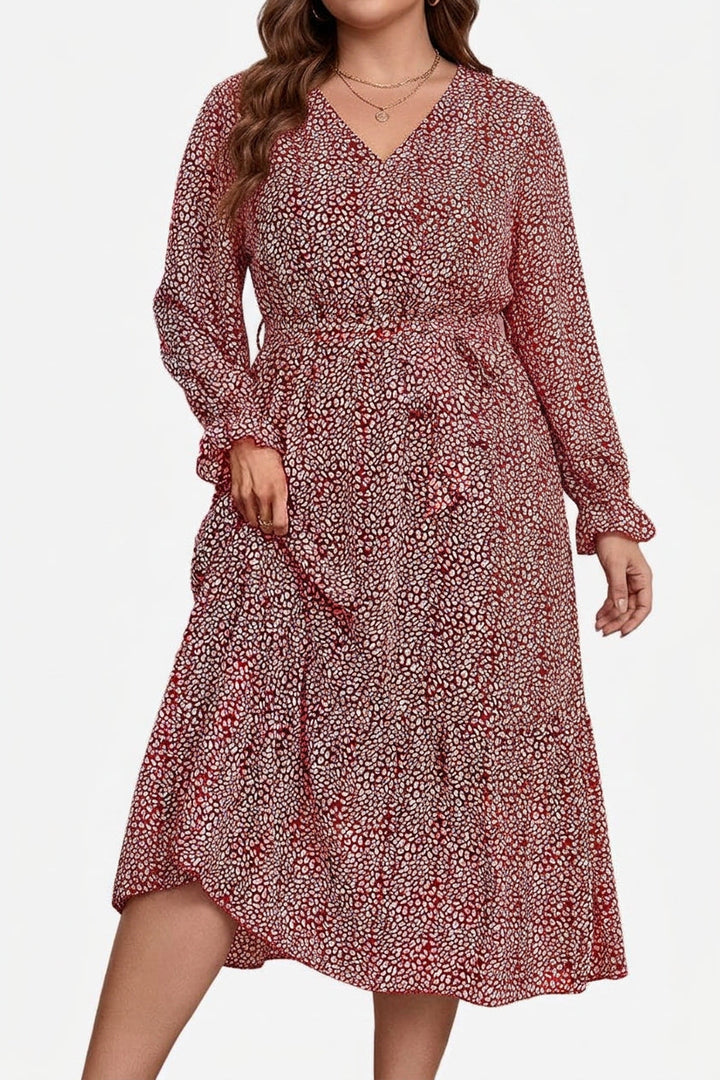 Zaina - Bloom Wrap Midi Klänning