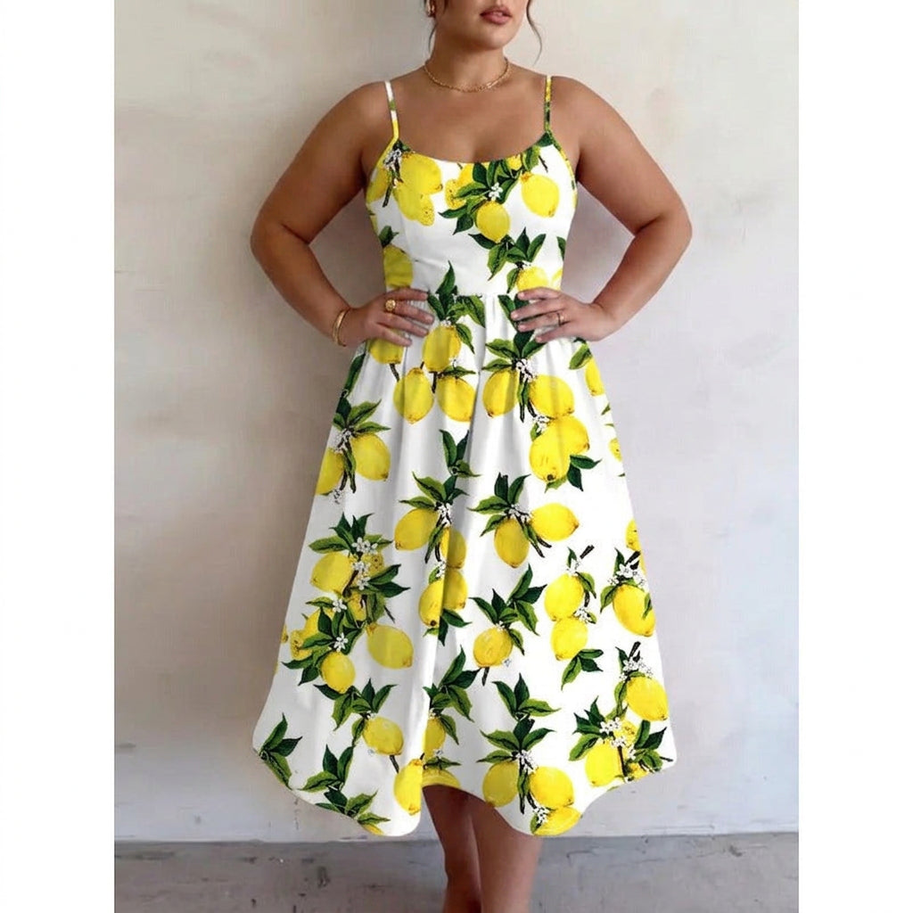 Wynne | Lemon Grove Midi Klänning