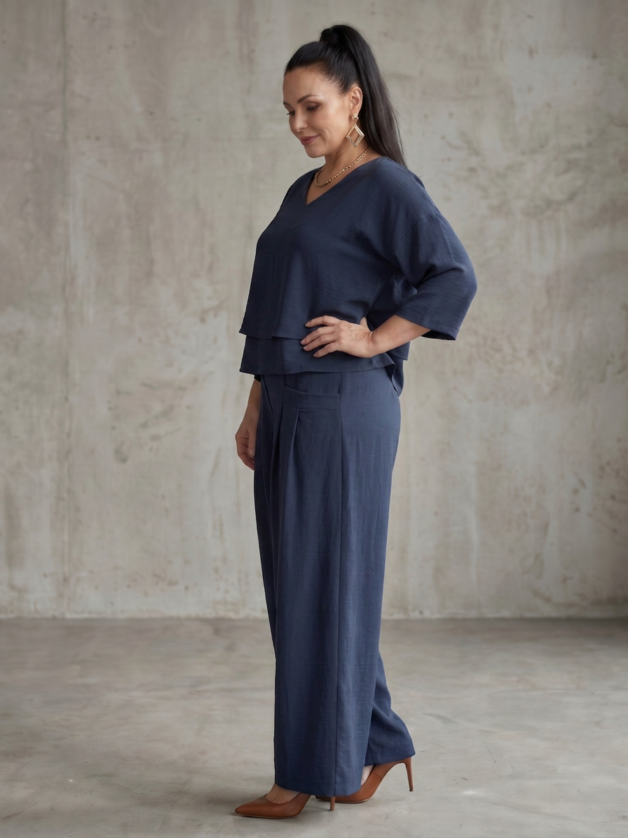 Lael | Lager Top Wide Leg Set