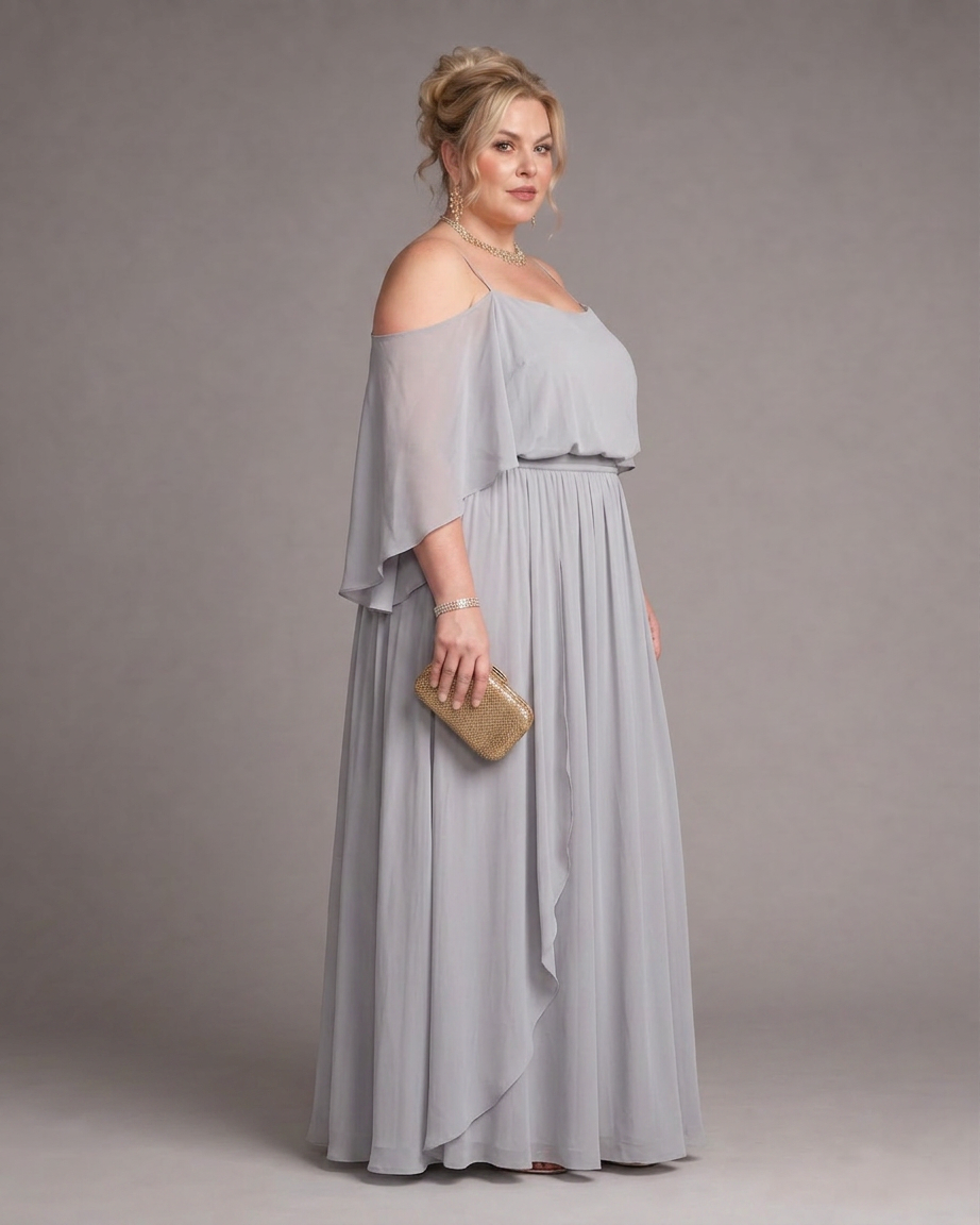 Amaya | Kallaxel Top och Flödande Maxi Kjol Set