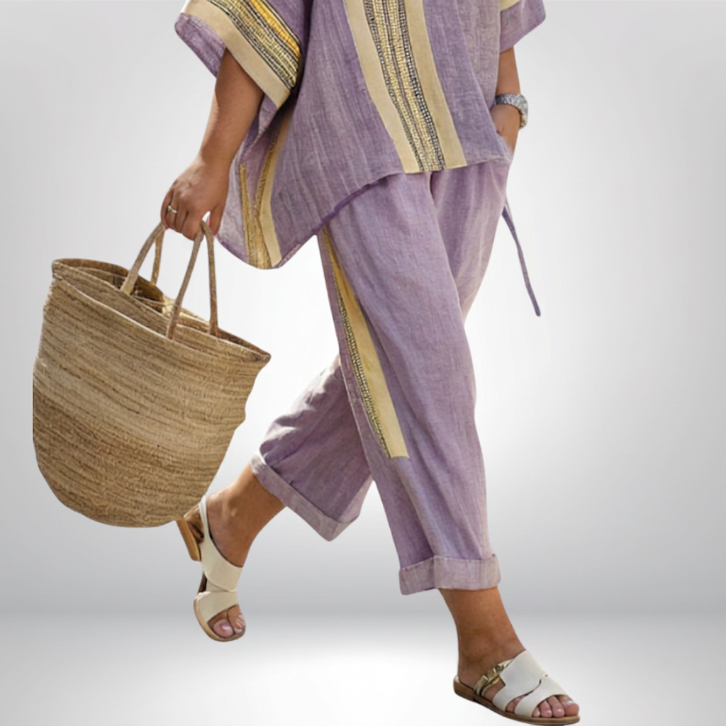 Hattie | Boho Randig Set