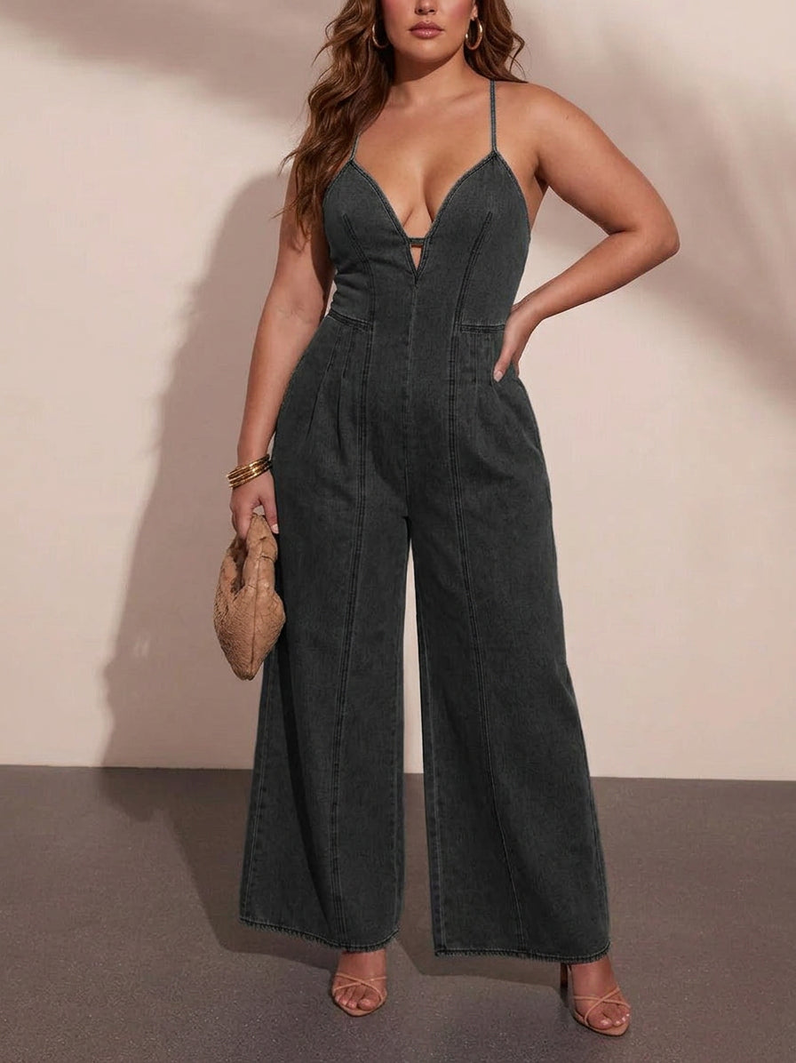 Fleur Vidbenad Byxdress
