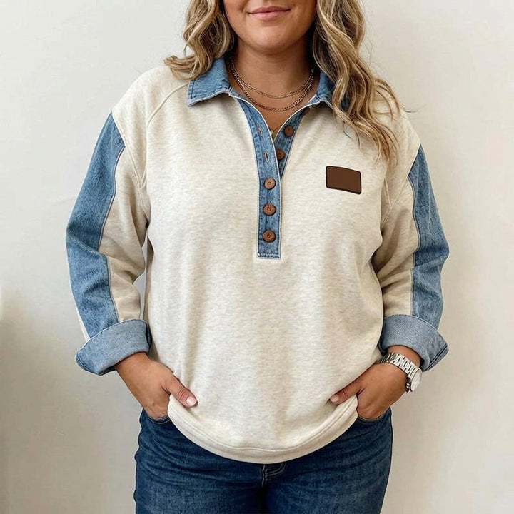 Yelena | Avslappnad Vintage Sweatshirt