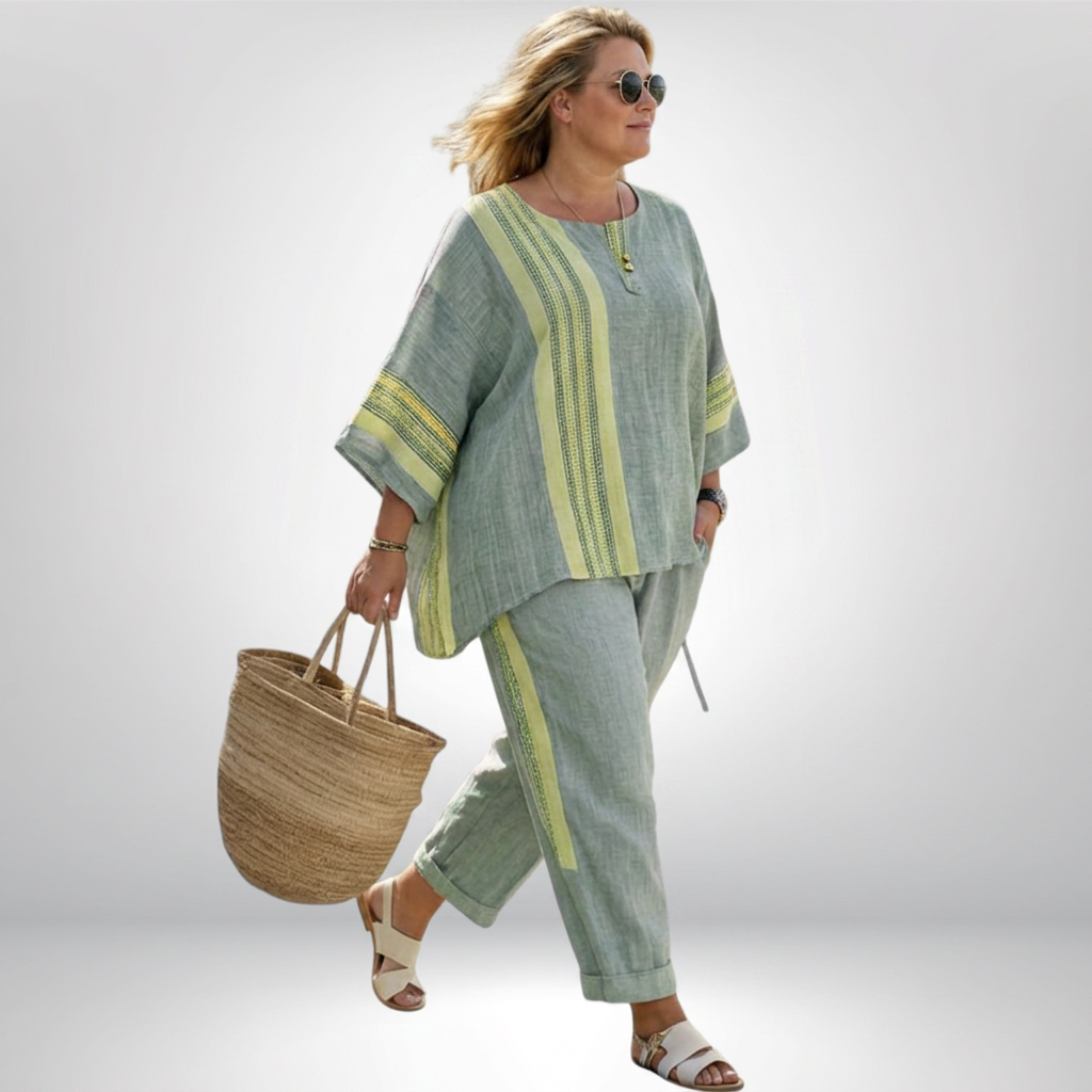 Hattie | Boho Randig Set