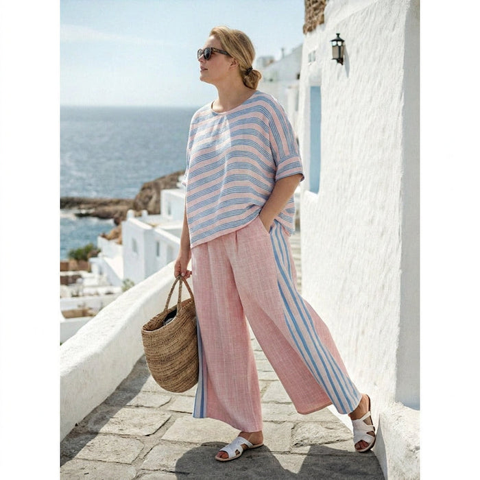 Lark | Blush Stripe Kustset
