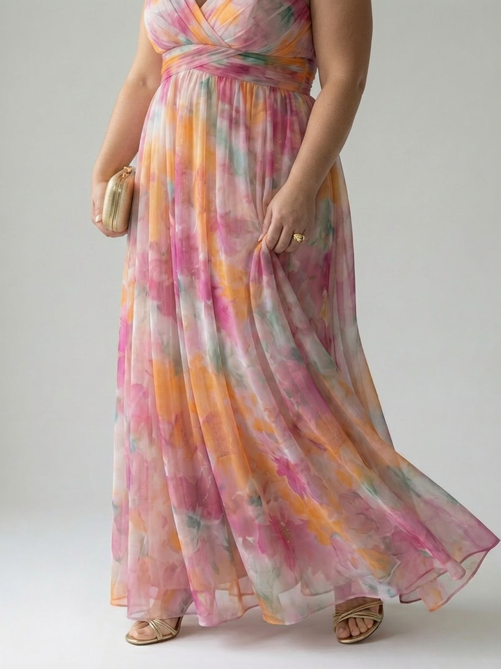 Stella &amp; Grace™ | Mjuk Wrap Maxi Klänning