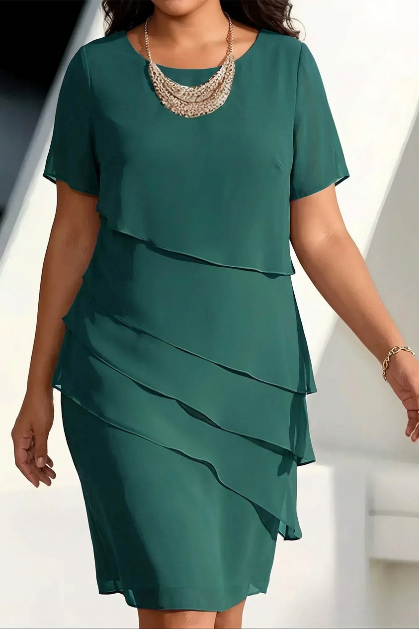Carys | Elegant Komfort Volangklänning